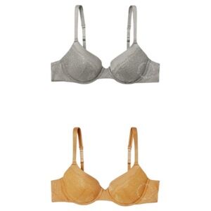 La Senza So Free lightly lined full coverage underwire bra bundle set of 2 32D